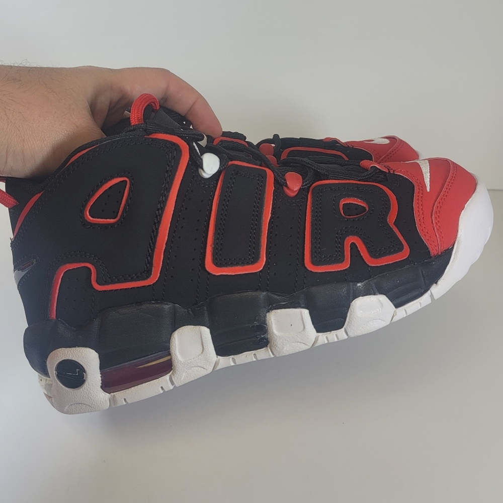 Nike Air More Uptempo 96 GS Black FB1344-001 Basketball Big Kids Sizes - Picture 5 of 9
